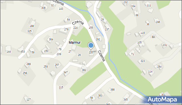 Czerna, Czerna, 220, mapa Czerna
