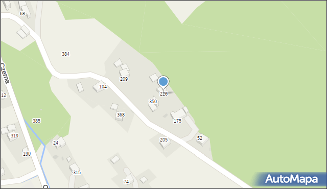 Czerna, Czerna, 226, mapa Czerna