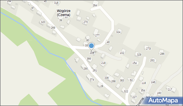 Czerna, Czerna, 228, mapa Czerna