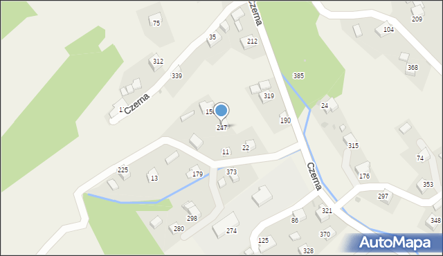 Czerna, Czerna, 247, mapa Czerna