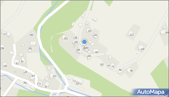 Czerna, Czerna, 260, mapa Czerna