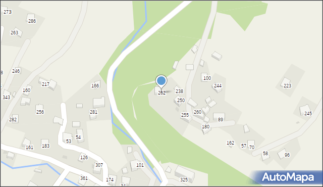 Czerna, Czerna, 262, mapa Czerna