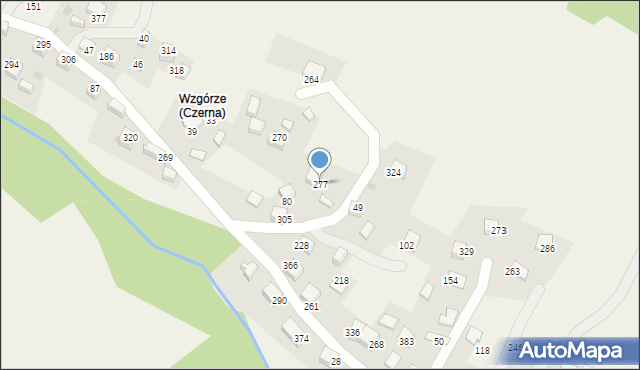 Czerna, Czerna, 277, mapa Czerna