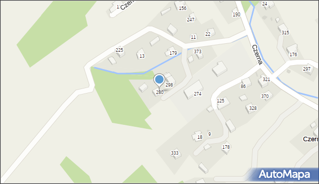 Czerna, Czerna, 280, mapa Czerna