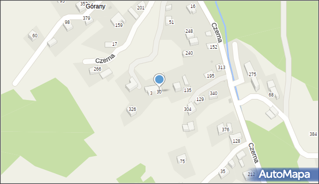 Czerna, Czerna, 30, mapa Czerna