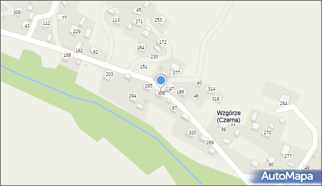 Czerna, Czerna, 306, mapa Czerna