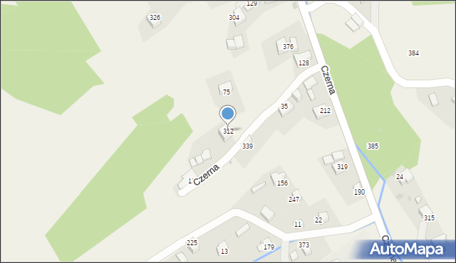 Czerna, Czerna, 312, mapa Czerna