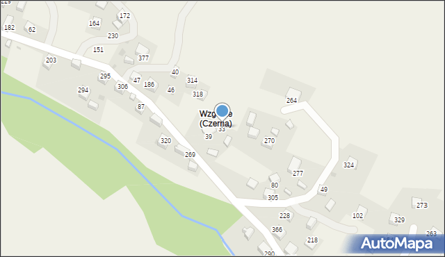 Czerna, Czerna, 33, mapa Czerna