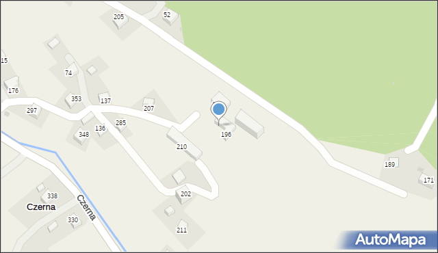 Czerna, Czerna, 331, mapa Czerna