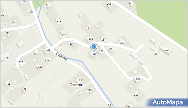 Czerna, Czerna, 348, mapa Czerna