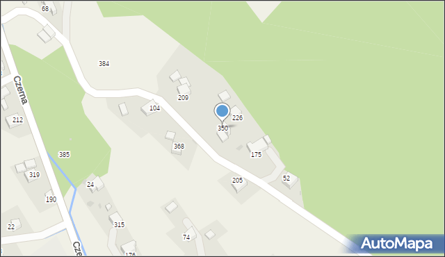 Czerna, Czerna, 350, mapa Czerna