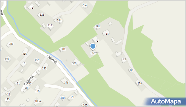 Czerna, Czerna, 355, mapa Czerna