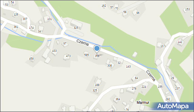 Czerna, Czerna, 358, mapa Czerna