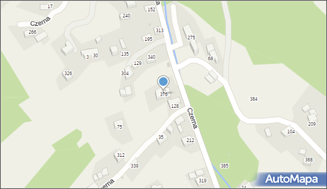 Czerna, Czerna, 376, mapa Czerna