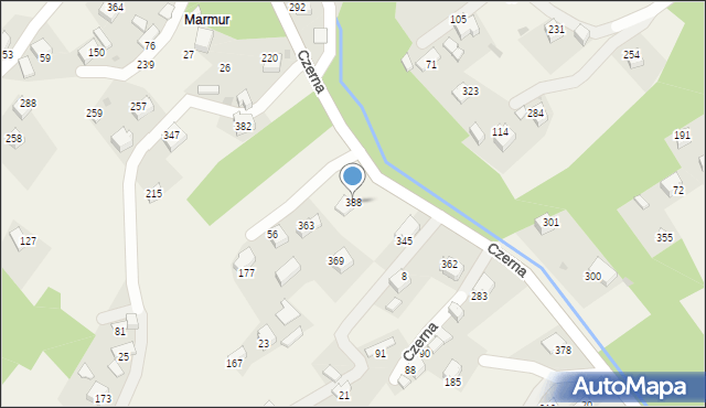 Czerna, Czerna, 388, mapa Czerna