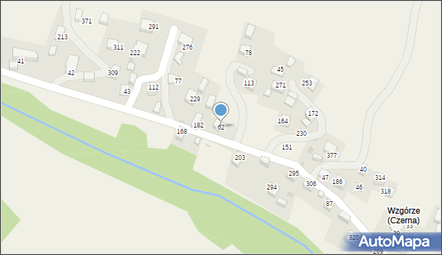 Czerna, Czerna, 62, mapa Czerna