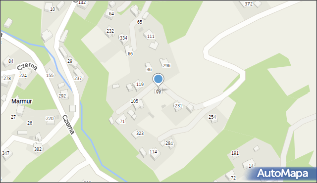 Czerna, Czerna, 69, mapa Czerna