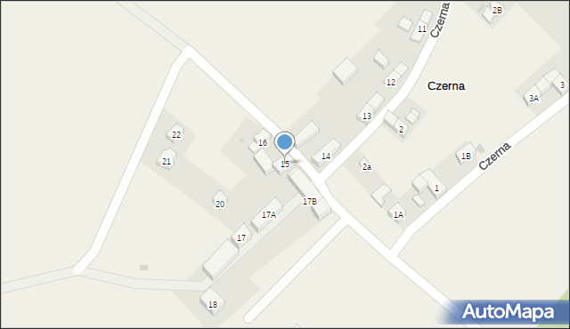 Czerna, Czerna, 15, mapa Czerna