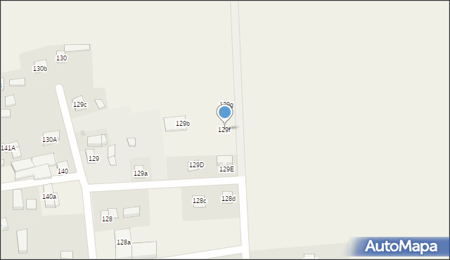 Czerna, Czerna, 129f, mapa Czerna