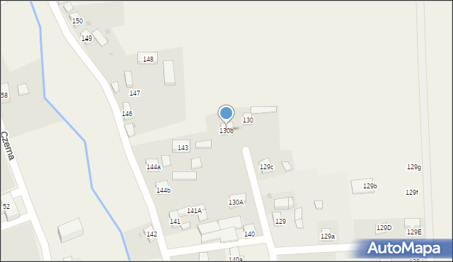 Czerna, Czerna, 130b, mapa Czerna