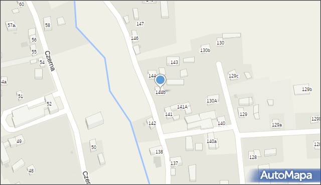 Czerna, Czerna, 144b, mapa Czerna