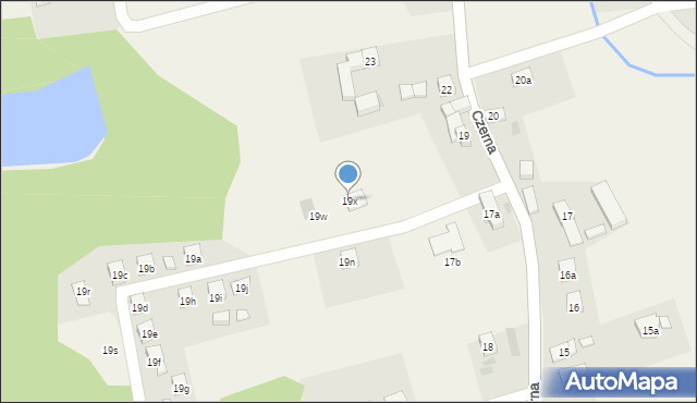 Czerna, Czerna, 19x, mapa Czerna