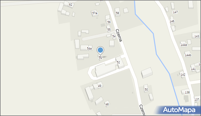 Czerna, Czerna, 53, mapa Czerna