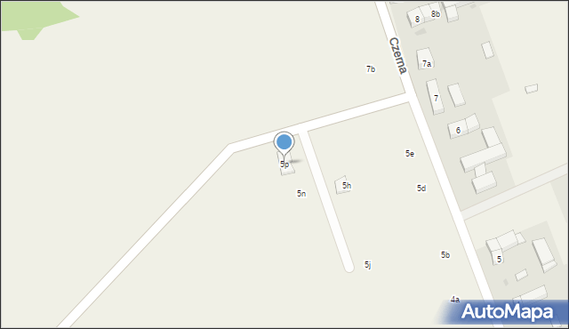 Czerna, Czerna, 5p, mapa Czerna