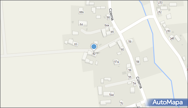 Czerna, Czerna, 62, mapa Czerna