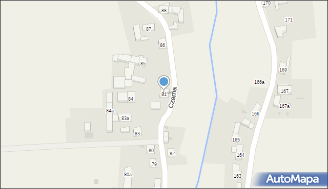 Czerna, Czerna, 81, mapa Czerna