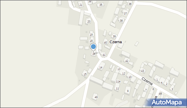 Czerna, Czerna, 16, mapa Czerna