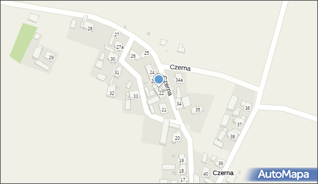 Czerna, Czerna, 22i, mapa Czerna