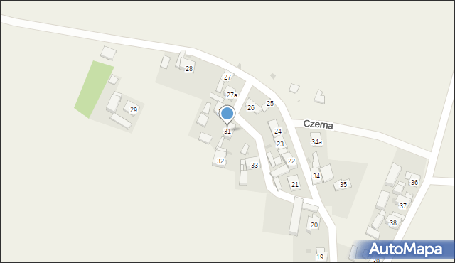 Czerna, Czerna, 31, mapa Czerna