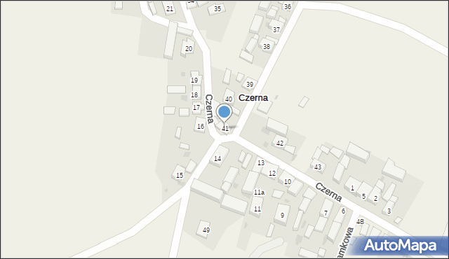 Czerna, Czerna, 41, mapa Czerna