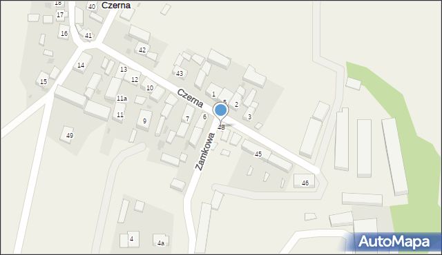 Czerna, Czerna, 48, mapa Czerna