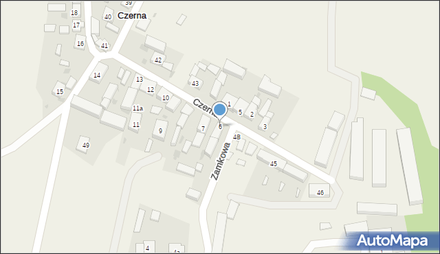 Czerna, Czerna, 6, mapa Czerna
