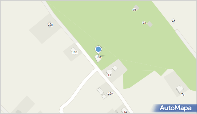 Czerna, Czerna, 13a, mapa Czerna