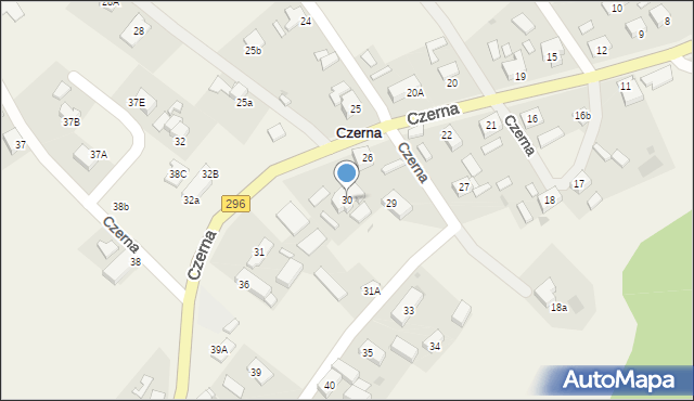 Czerna, Czerna, 30, mapa Czerna