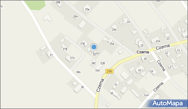 Czerna, Czerna, 32, mapa Czerna