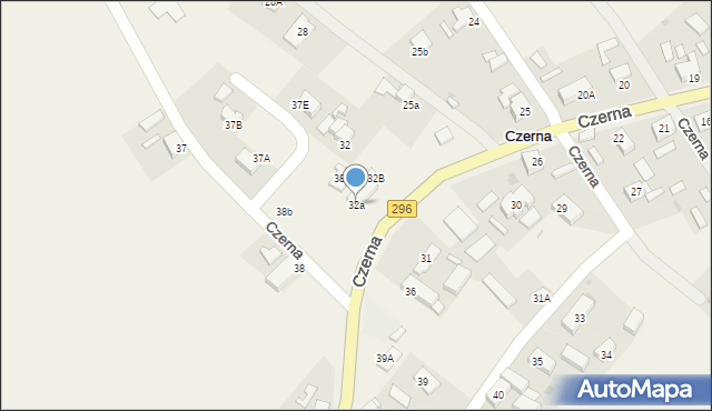 Czerna, Czerna, 32a, mapa Czerna