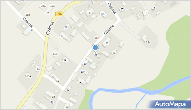 Czerna, Czerna, 35, mapa Czerna