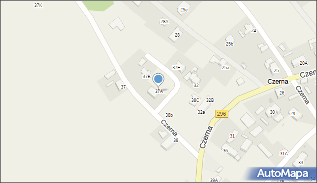 Czerna, Czerna, 37A, mapa Czerna