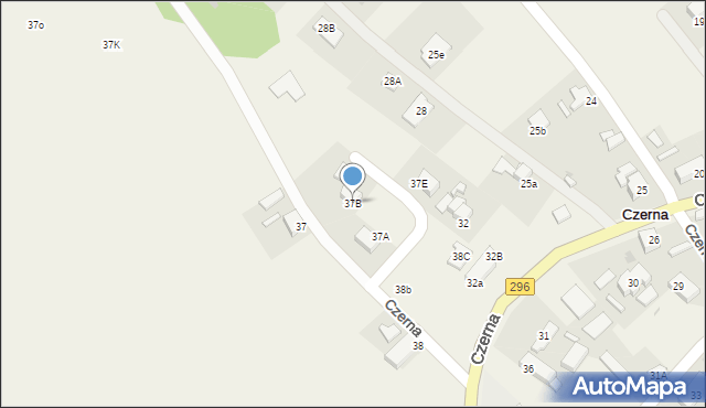 Czerna, Czerna, 37B, mapa Czerna