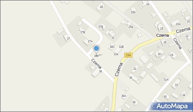 Czerna, Czerna, 38b, mapa Czerna