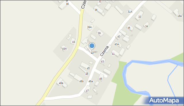 Czerna, Czerna, 42, mapa Czerna