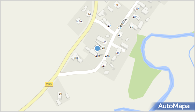 Czerna, Czerna, 48b, mapa Czerna