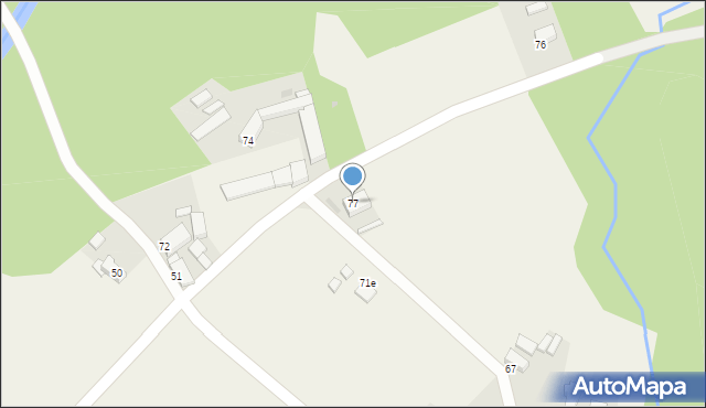 Czerna, Czerna, 77, mapa Czerna