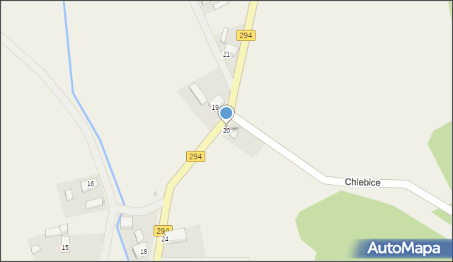Czerna, Czerna, 20, mapa Czerna