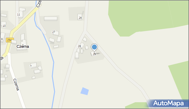 Czerna, Czerna, 29, mapa Czerna