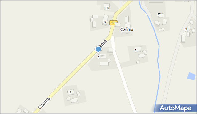 Czerna, Czerna, 5, mapa Czerna